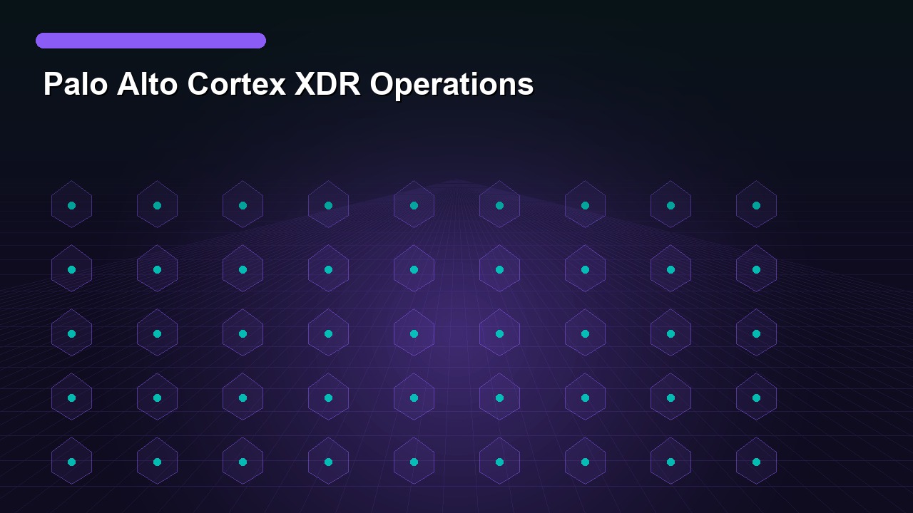 Palo Alto Cortex XDR Operations