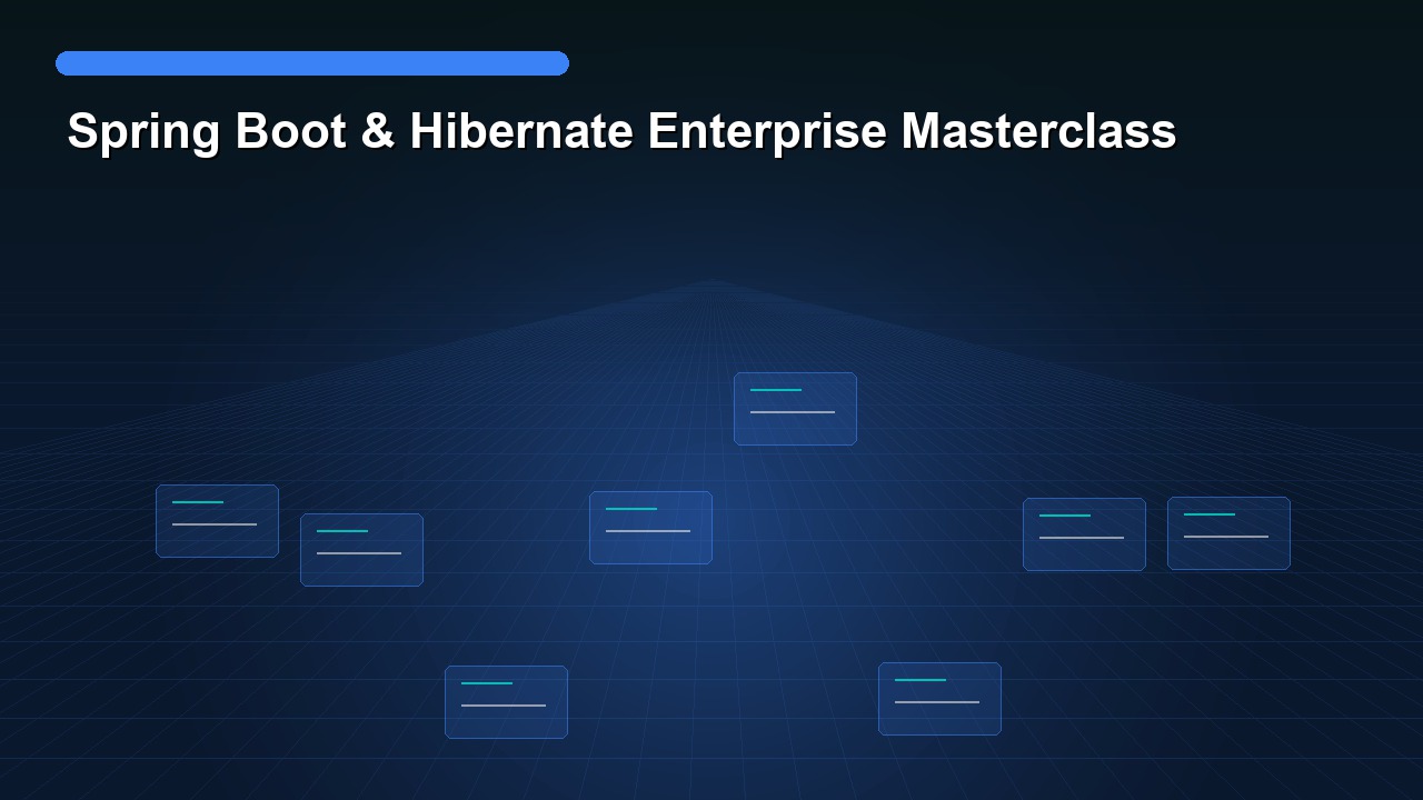 Spring Boot & Hibernate Enterprise Masterclass